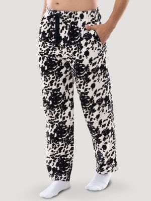 Lands' End Women's Tall Print Flannel Pajama Pants