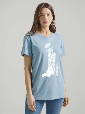 Women's Wrangler Western Graphic Boyfriend Tee