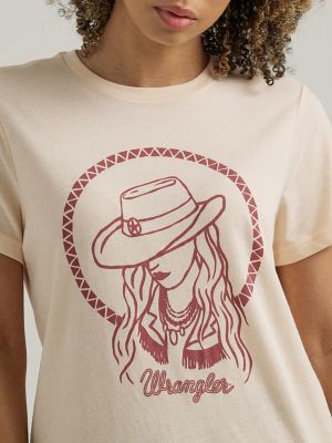 Women Western Vibes Cowboy Rodeo T Shirt Cowgirl Loose Western