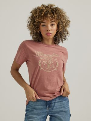 Women's Wrangler Short Sleeve Watercolor Desert Graphic Tee