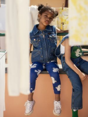 Girls deals jean vest