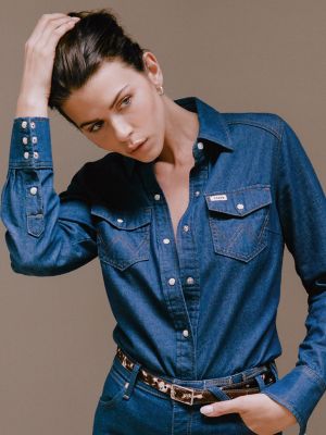 Women s Denim Shirts Wrangler