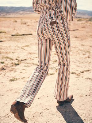 Women's Fierce Flare Stripe Jean in Venice Stripe