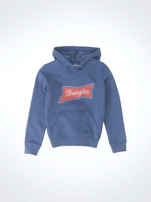 Boy s Classic Wrangler Logo Tag Pullover Hoodie SALE Wrangler