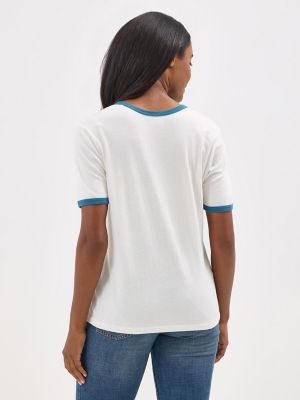 Women's Wrangler Logo Ringer Tee