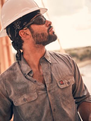 Wrangler® RIGGS Workwear® Lightweight Vented Work Shirt in Blue