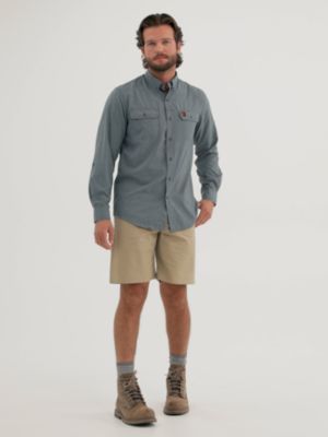 Мужские рубашки Wrangler RIGGS Workwear® Lightweight Vented Work Shirt — фото 3
