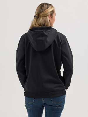 Wrangler® Women's RIGGS Workwear® Technical Hoodie in Jet Black alternative view