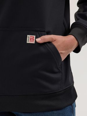 Wrangler® Women's RIGGS Workwear® Technical Hoodie in Jet Black alternative view 6