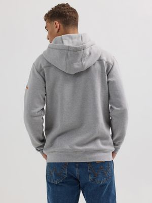 Wrangler® FR Flame Resistant Knit Hoodie in Grey Heather