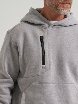 Wrangler&reg; FR Flame Resistant Knit Hoodie in Grey Heather