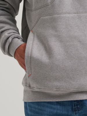 Wrangler&reg; FR Flame Resistant Knit Hoodie in Grey Heather