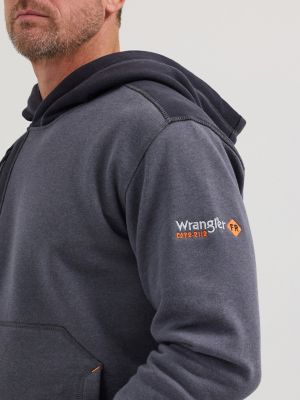 Wrangler® FR Flame Resistant Knit Hoodie in Blue Nights alternative view 4