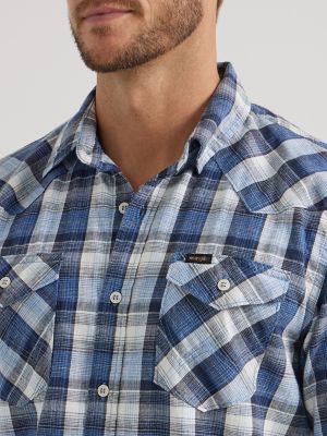 Men's Short Sleeve Plaid Shirt