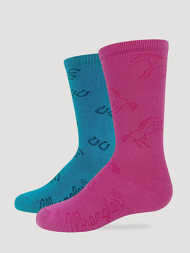 Girl's Western Boot Socks (2-pack)