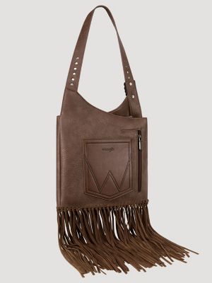 Womens Leather Fringe Crossbody Bag Western Purses Cross Shoulder Bag for Women
