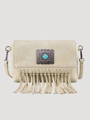 Wrangler Turquoise Fringe Bag