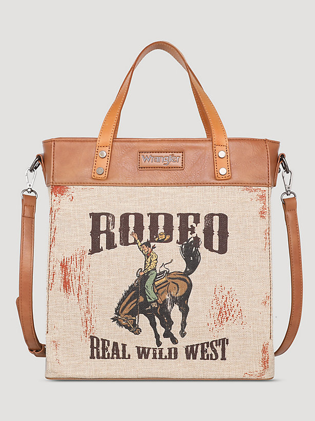 Women's Real Wild West Tote Bag in Brown