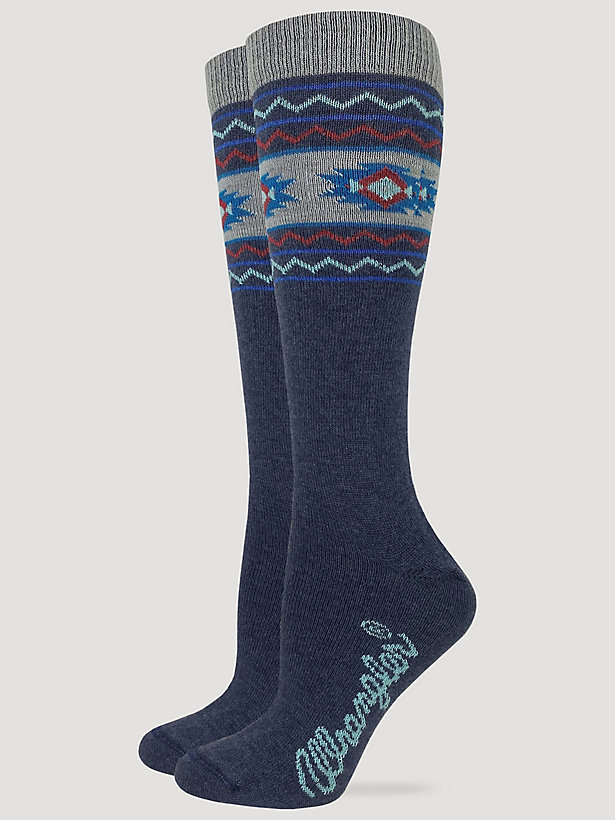 Women's Merino Wool Socks in Denim