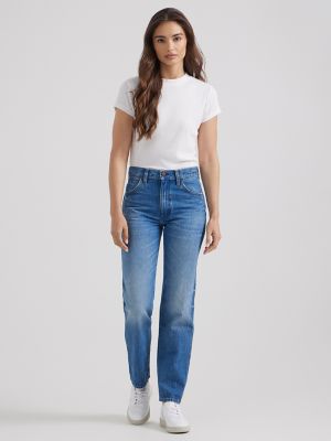 Women's Sunset Mid Rise Straight Jean