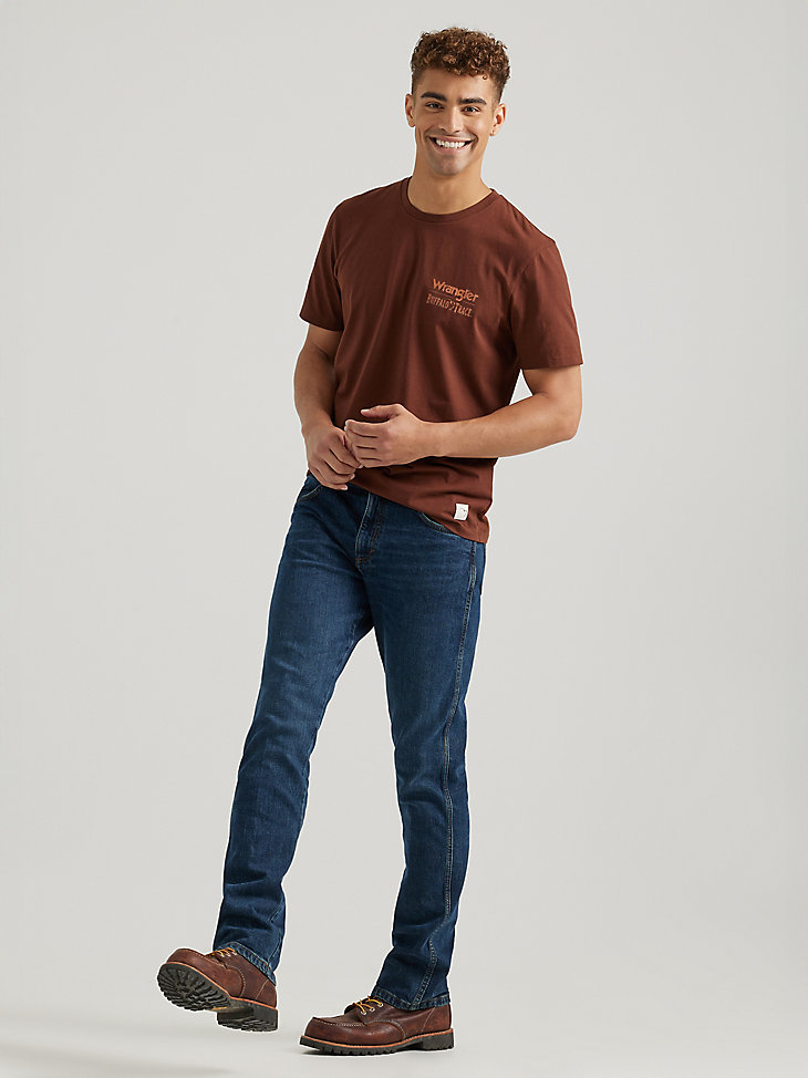 Wrangler x Buffalo Trace™ Men's Oak Aged T-Shirt in Brown Grains alternative view