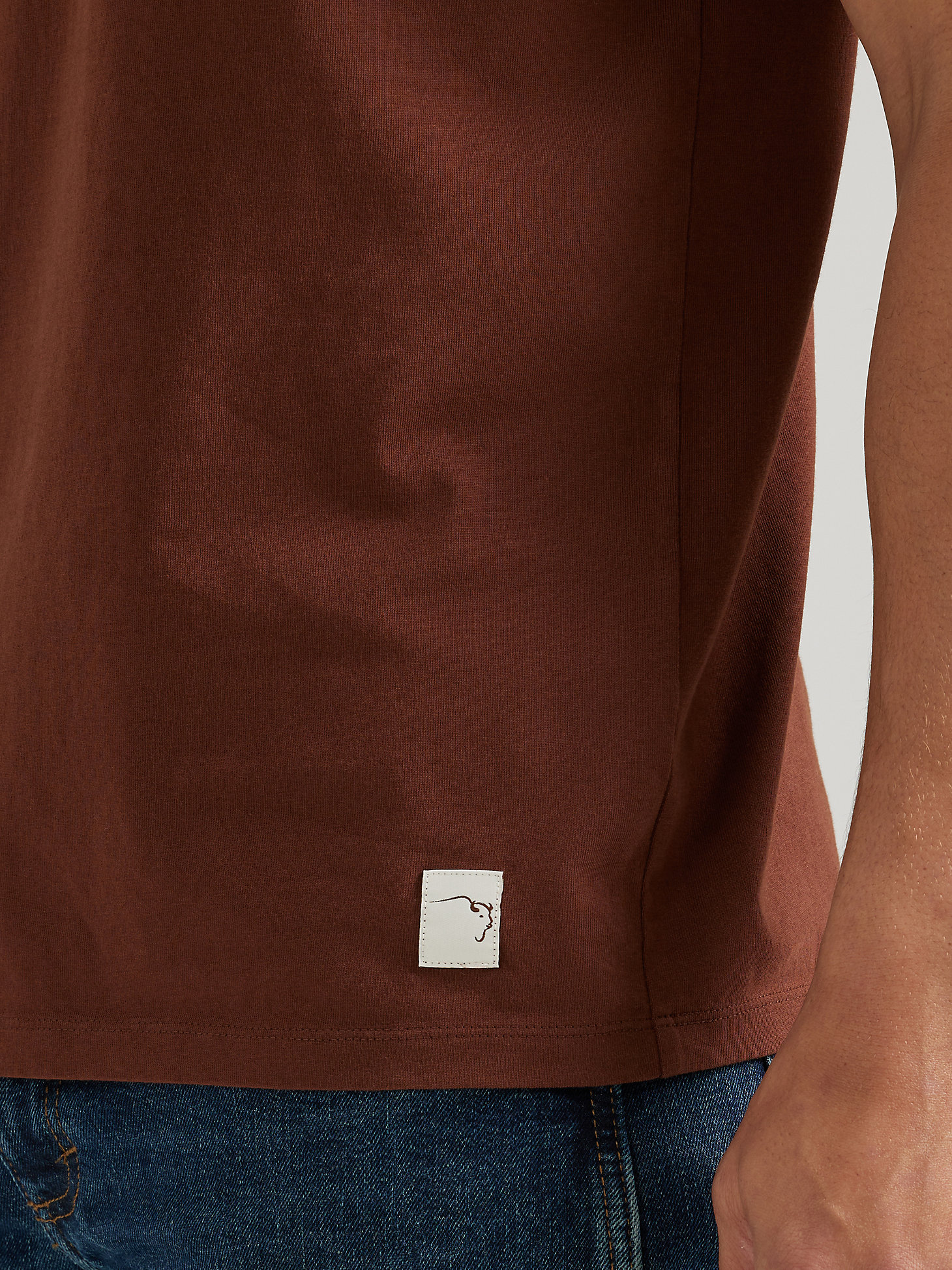 Wrangler x Buffalo Trace™ Men's Oak Aged T-Shirt in Brown Grains alternative view 4