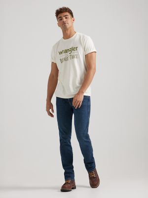 Wrangler x Buffalo Trace™ Men's Logo T-Shirt in Vanilla