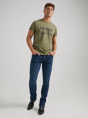 Wrangler x Buffalo Trace™ Men's Logo T-Shirt in Kentucky Green