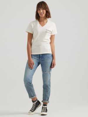 Wrangler x Buffalo Trace™ Women's V-Neck Tee