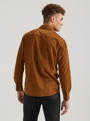 Wrangler x Buffalo Trace™ Men's Corduroy Shirt in Old Fashioned