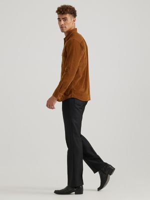 Wrangler x Buffalo Trace™ Men's Corduroy Shirt in Old Fashioned alternative view 5