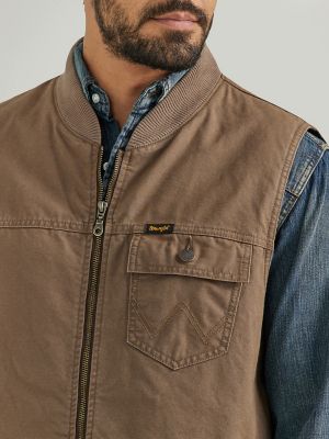 Men s Wrangler Quilt Lined Rancher Vest