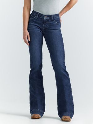 Women's Wrangler Ultimate Riding Jean Willow Mid-Rise Trouser in Sloane