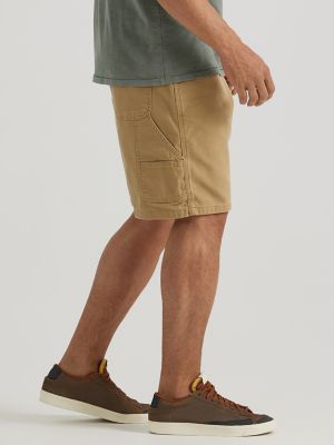 Men's Wrangler&reg; Five Star Premium Carpenter Shorts in Harvest Brown alternative view 3