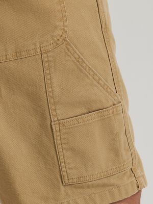 Men's Wrangler&reg; Five Star Premium Carpenter Shorts in Harvest Brown alternative view 8