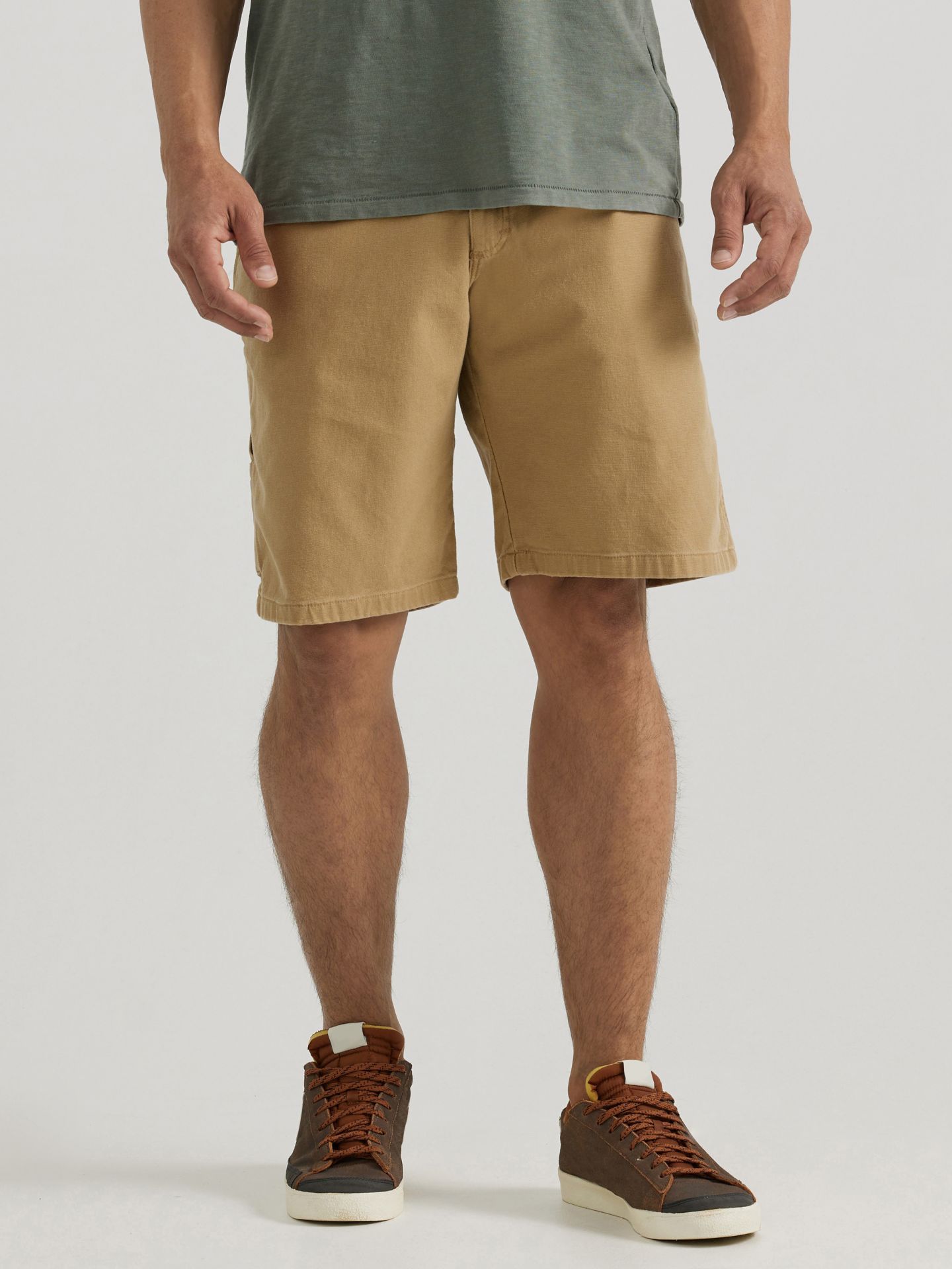 Мужские шорты Wrangler Five Star Premium Carpenter, цвет: Коричневый — фото 1
