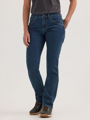 Wrangler® Women's RIGGS Workwear® Straight Technical Work Jean in Vintage Wash main view