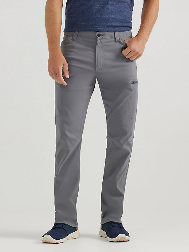 Men's Wrangler® Flex Waist Outdoor Cargo Pant in Sky Grey