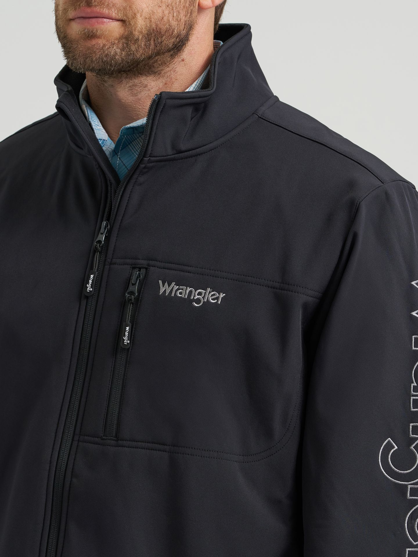 Мужская куртка Wrangler Trail, цвет: Чёрный — фото 4