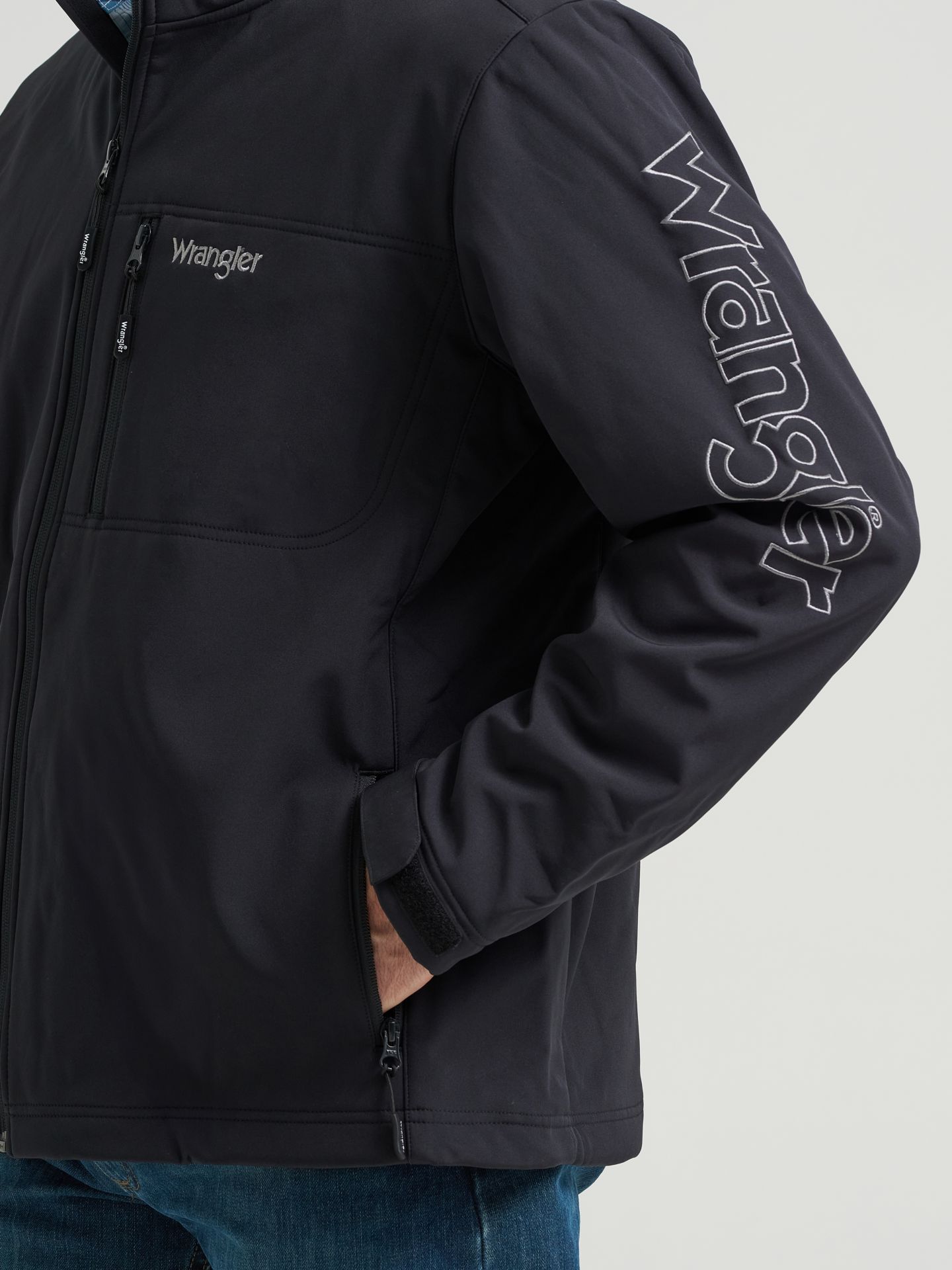 Мужская куртка Wrangler Trail, цвет: Чёрный — фото 5