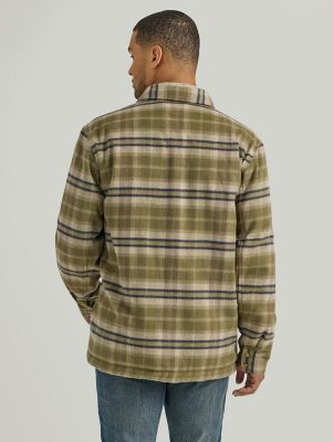 Mens flannel jacket with quilted lining best sale