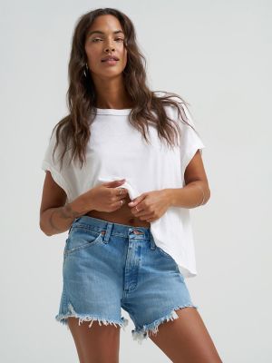 Womens Reworked Short:Off Shore:32 alternative view 5
