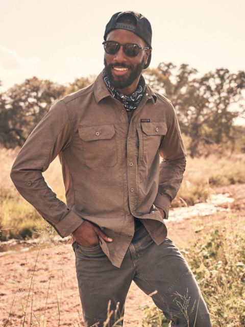 Мужские рубашки Wrangler ATG™ Men's Mixed Material Shirt