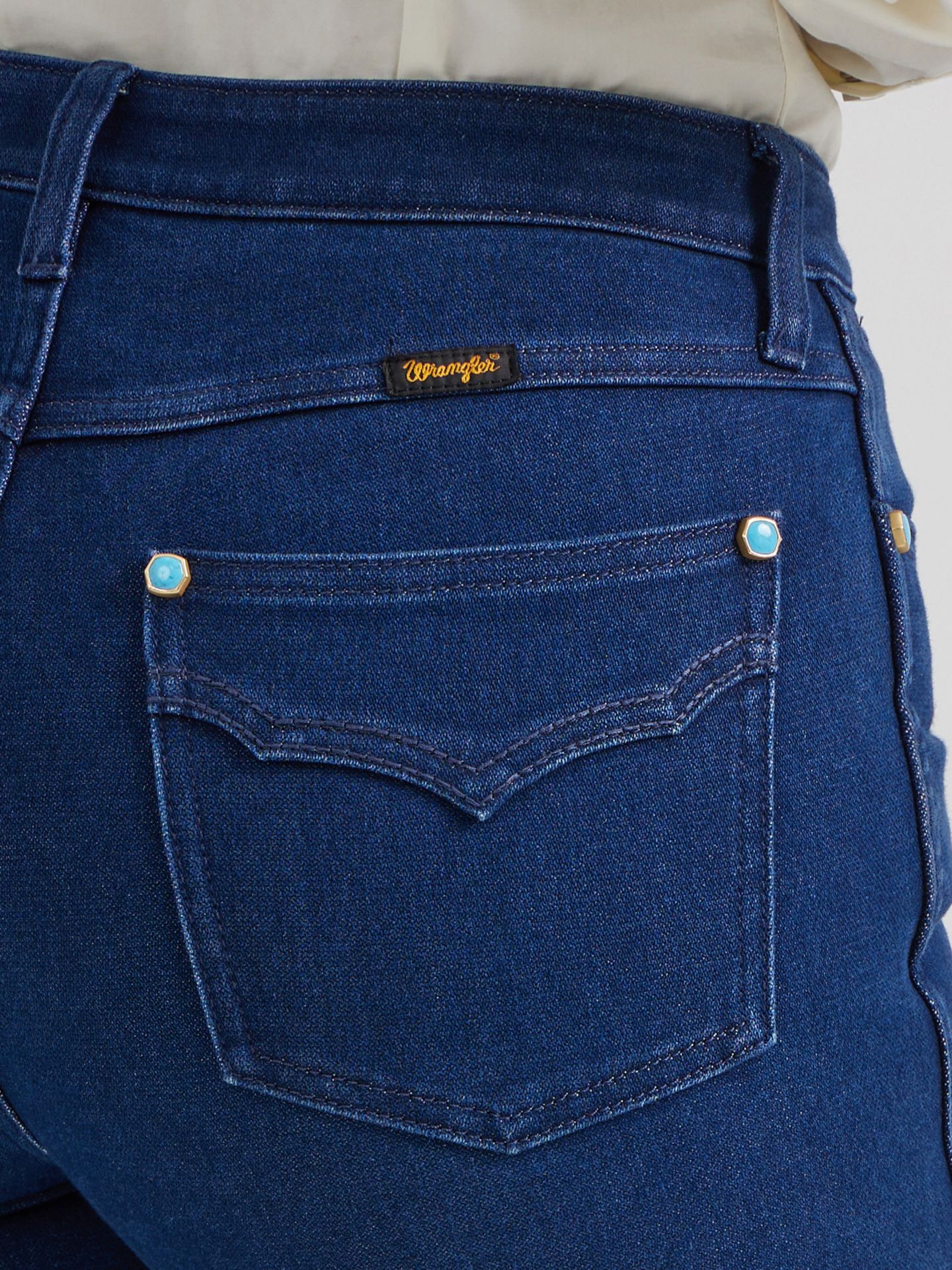 Женские брюки Wrangler x Yellow Rose by Kendra Scott High Rise Trouser, цвет: Варёный — фото 7
