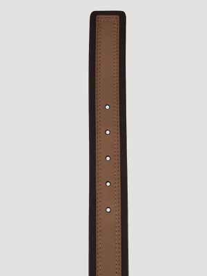 Men's Double Stitch Belt in Brown alternative view 2