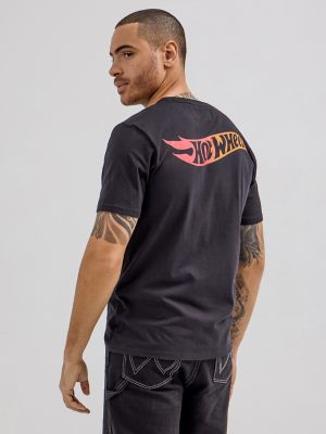 Wrangler® x Hot Wheels™ Men's Flaming Bronco T-Shirt in Black Beauty alternative view 4