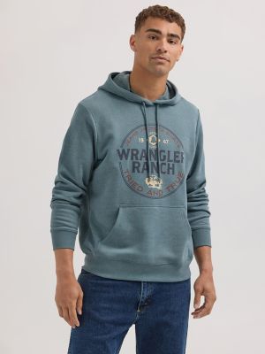 Men s 1947 Wrangler Logo Pullover Hoodie