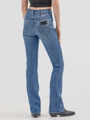 Wrangler® x Hot Wheels™ Women's High Rise Bootcut Jean