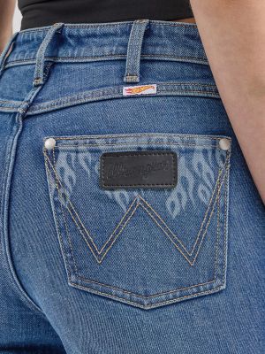 Wrangler® x Hot Wheels™ Women's High Rise Bootcut Jean