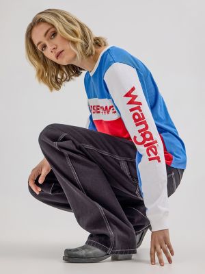 Wrangler® x Hot Wheels™ Women's Colorblock Tee in Multicolor alternative view